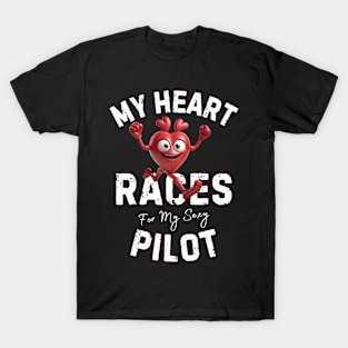 My Heart Races - Pilot T-Shirt